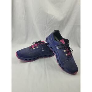 On Cloudvista Waterproof Shoes Womens Size 8.5 Flint Acai Trail Running Purple